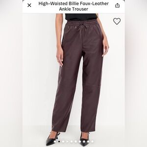 Old Navy Faux Leather Trousers
